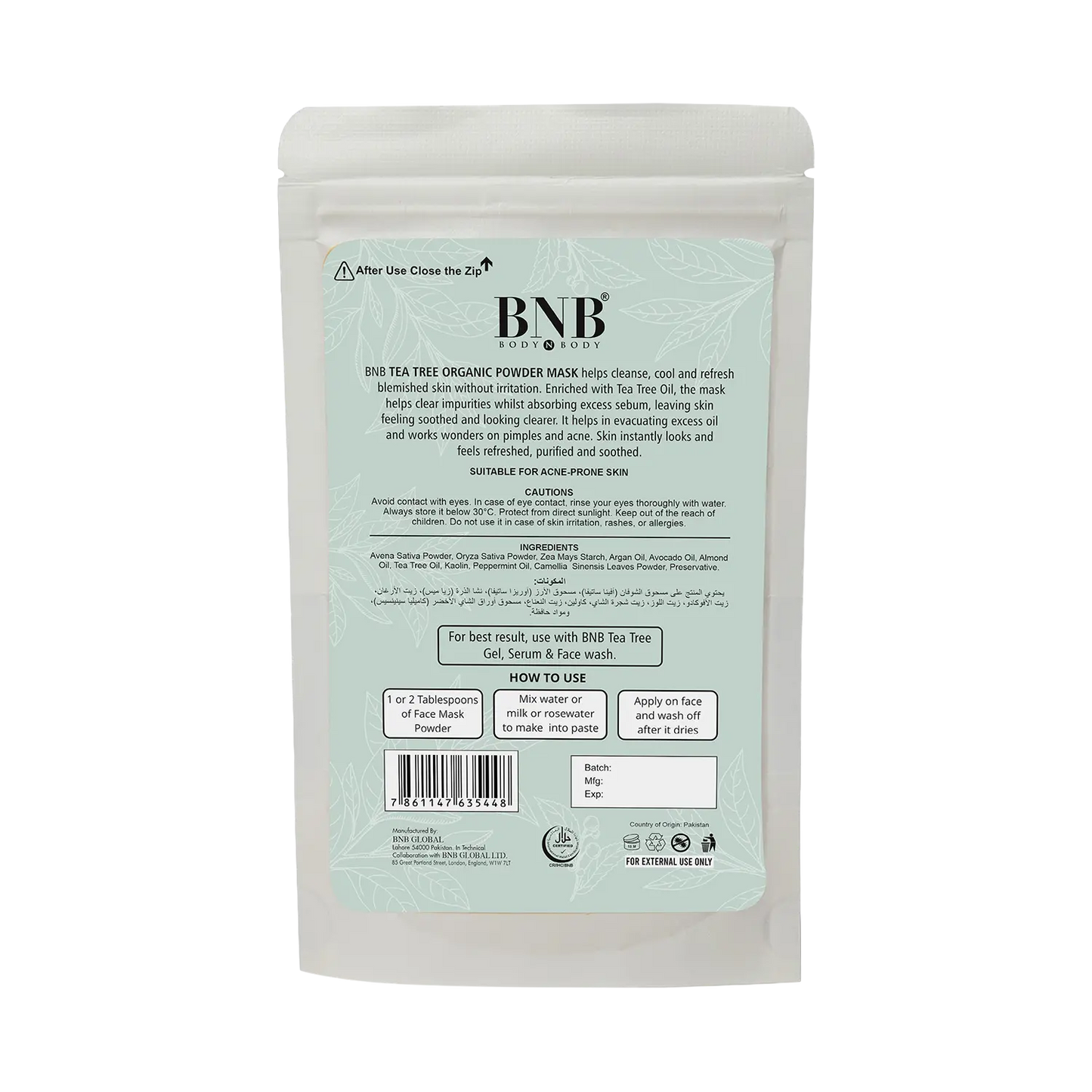BNB Tea Tree Acne Mask