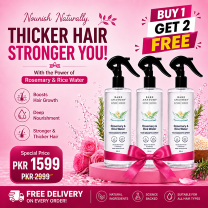 Rosemary and Rice Water Spray Buy 1 Get 2 Free | Buy Now