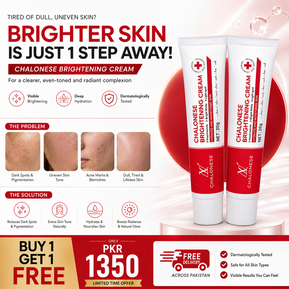 Chalonese Cream | Anti Pigmentation & Acne Cream