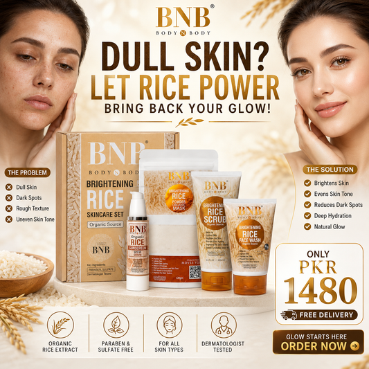 BNB Brightening Rice Skincare Set – Complete Glow & Brightening Kit