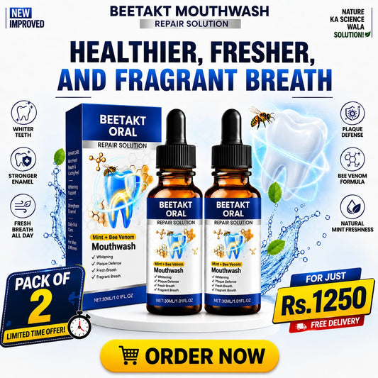 Beetakt Oral Repair Mouthwash – Pack of 2