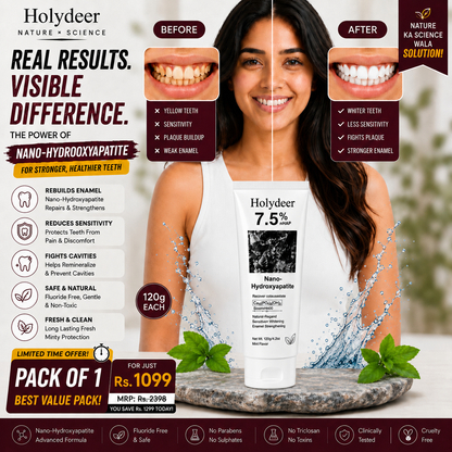 Holydeer Nano Hydroxyapatite Toothpaste Pack of 1