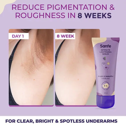 🌟 Sanfe Reveal Brighter, Smoother Underarms in Just 8 Weeks